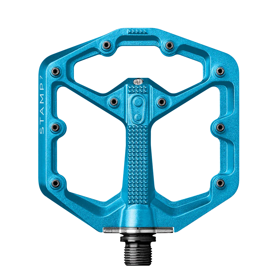CRANKBROTHERS STAMP 7 Malé ploché pedály Modré