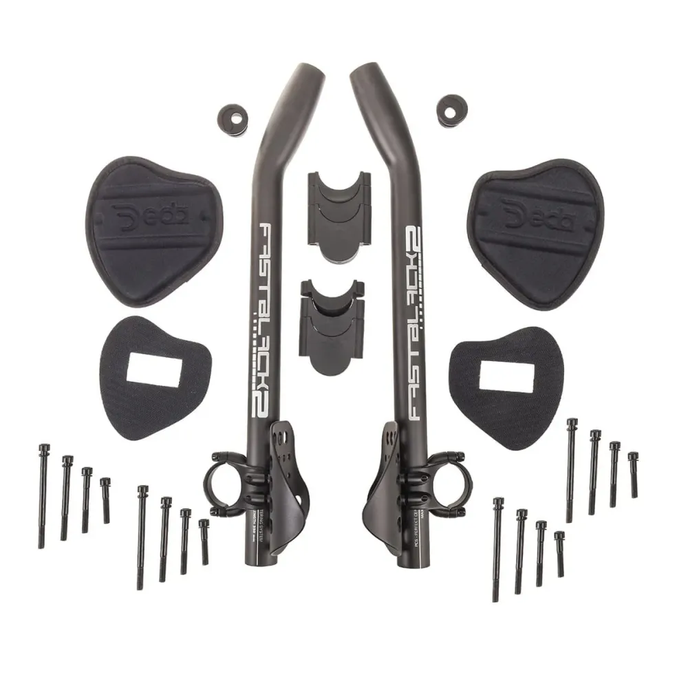 DEDA FAST BLACK 2 nástavce na ramínka 31,7 mm