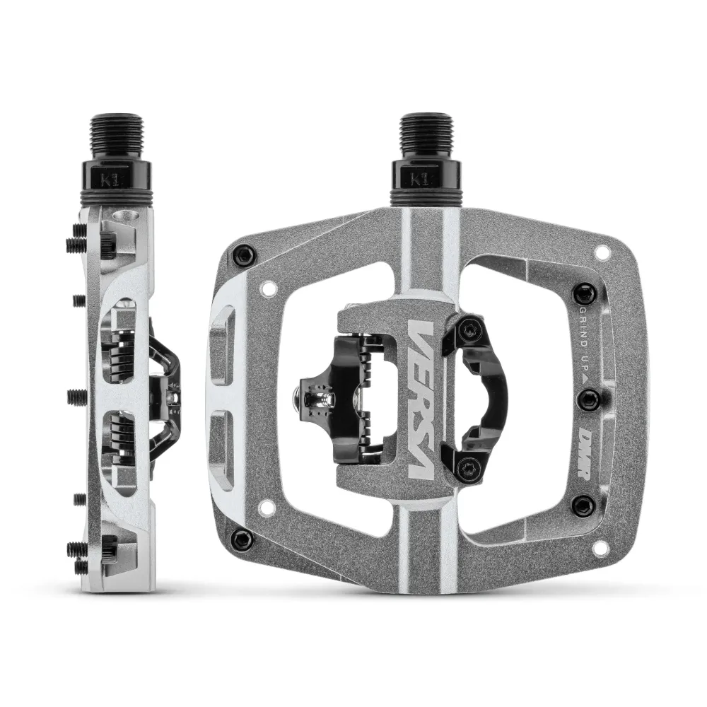 DMR VERSA Ploché / automobilové pedály stříbrné