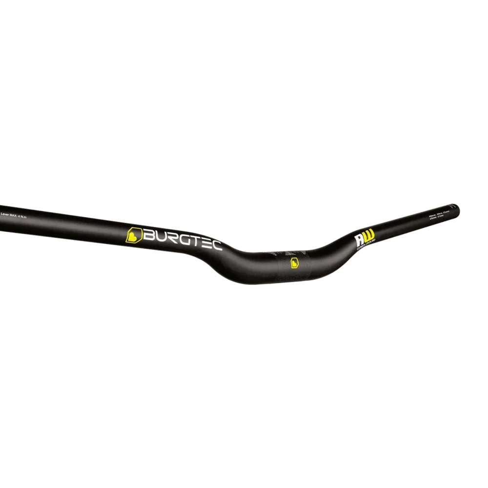 Řídítka BURGTEC RIDE WIDE ENDURO Rise 30mm 800mm Black Carbon