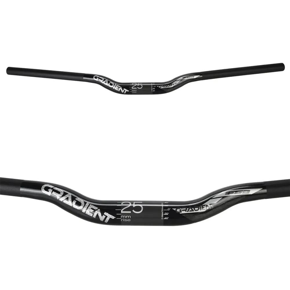 Řídítka FSA GRADIENT Aluminium Rise 25mm 31,8/760mm Black