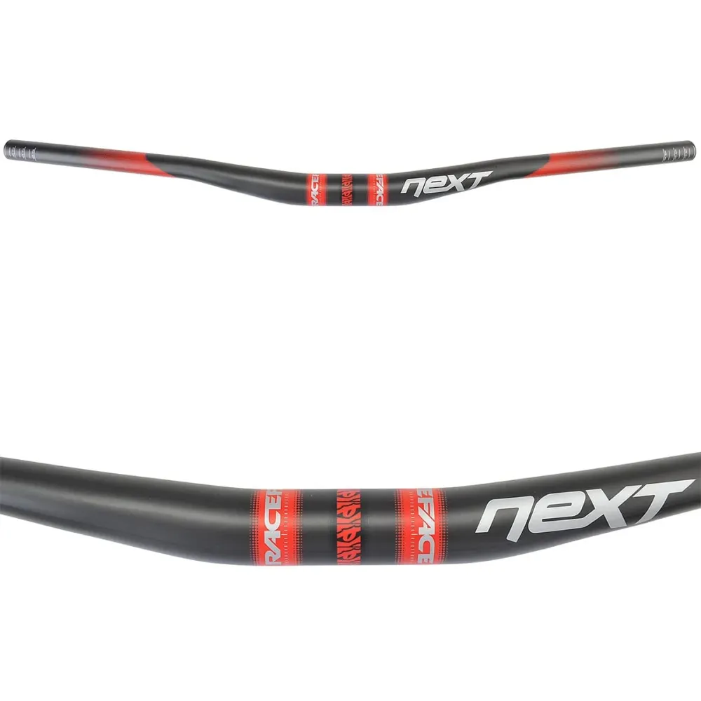 Řídítka RACE FACE NEXT Rise 19mm 725mm Carbon/Red