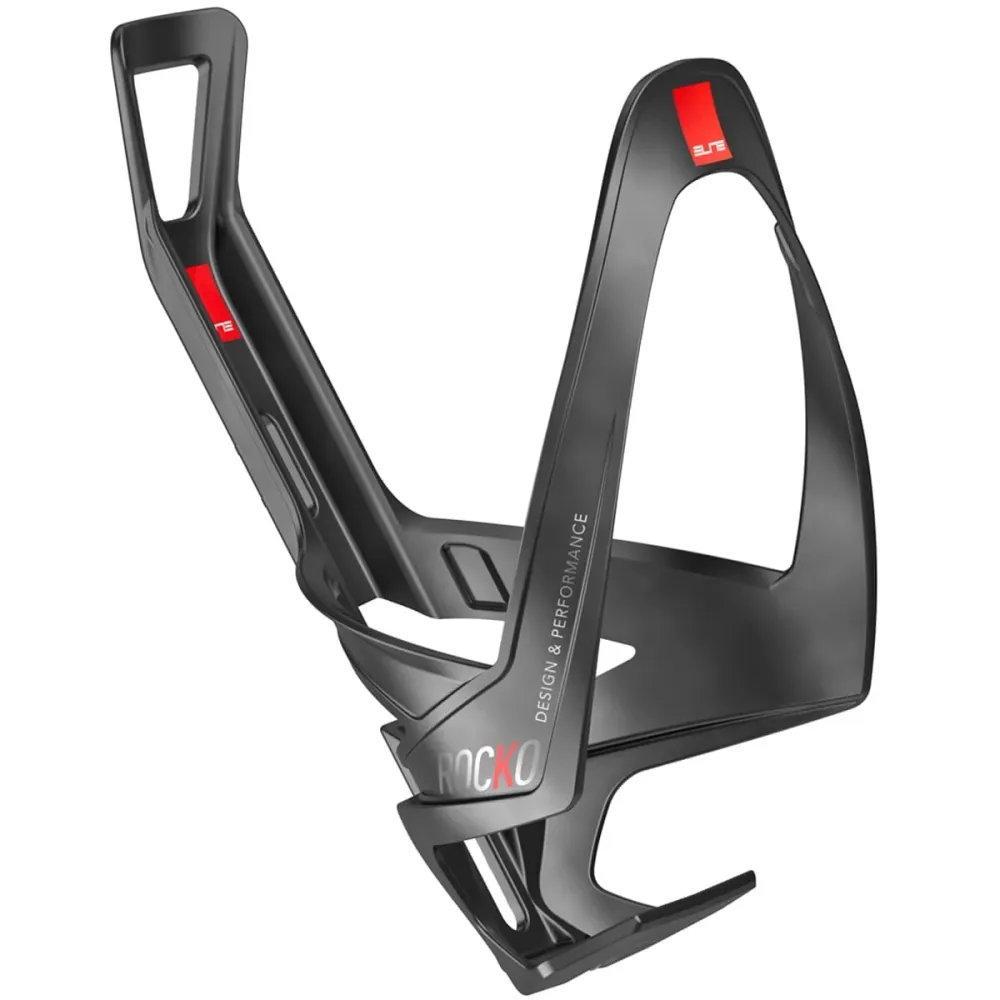 ELITE ROCKO Carbon Bottle Hanger Mat Červená