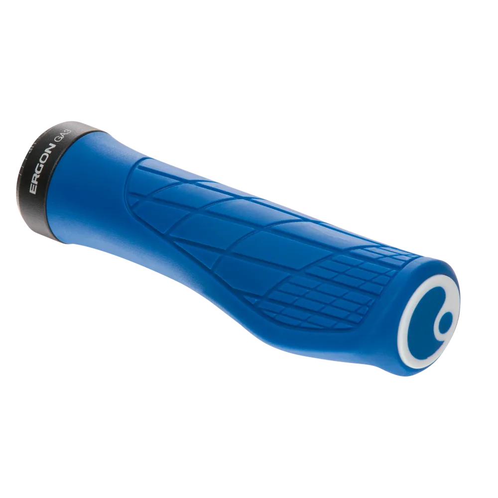 ERGON GA3 Lock-On Grips 135 mm Blue