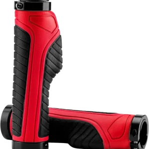 Červené černé cyklistické rukojeti Rockbros