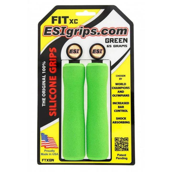 ESI FIT XC gripy (EXTRA CHUNKY/CHUNKY COMBO) 130 mm Zelené