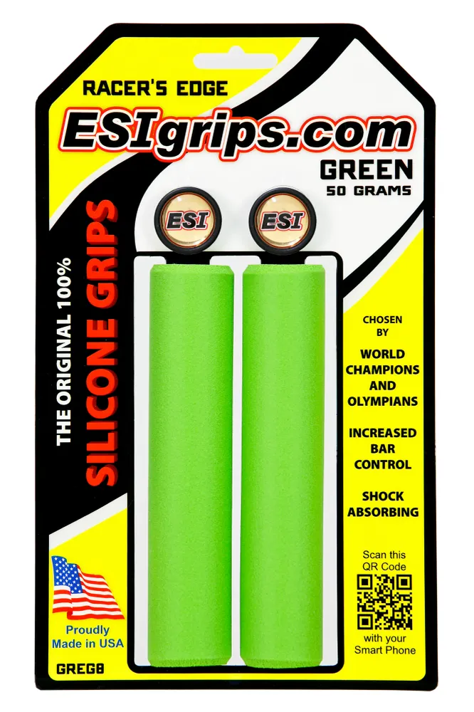 ESI RACER'S EDGE 130 mm Gripy zelené
