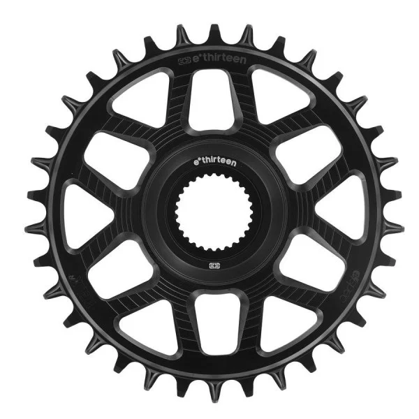 E-THIRTEEN HELIX RACE E-SPEC 11/12V Přímá montáž Bosch Gen4 15mm Offset Mono řetězový kroužek černý