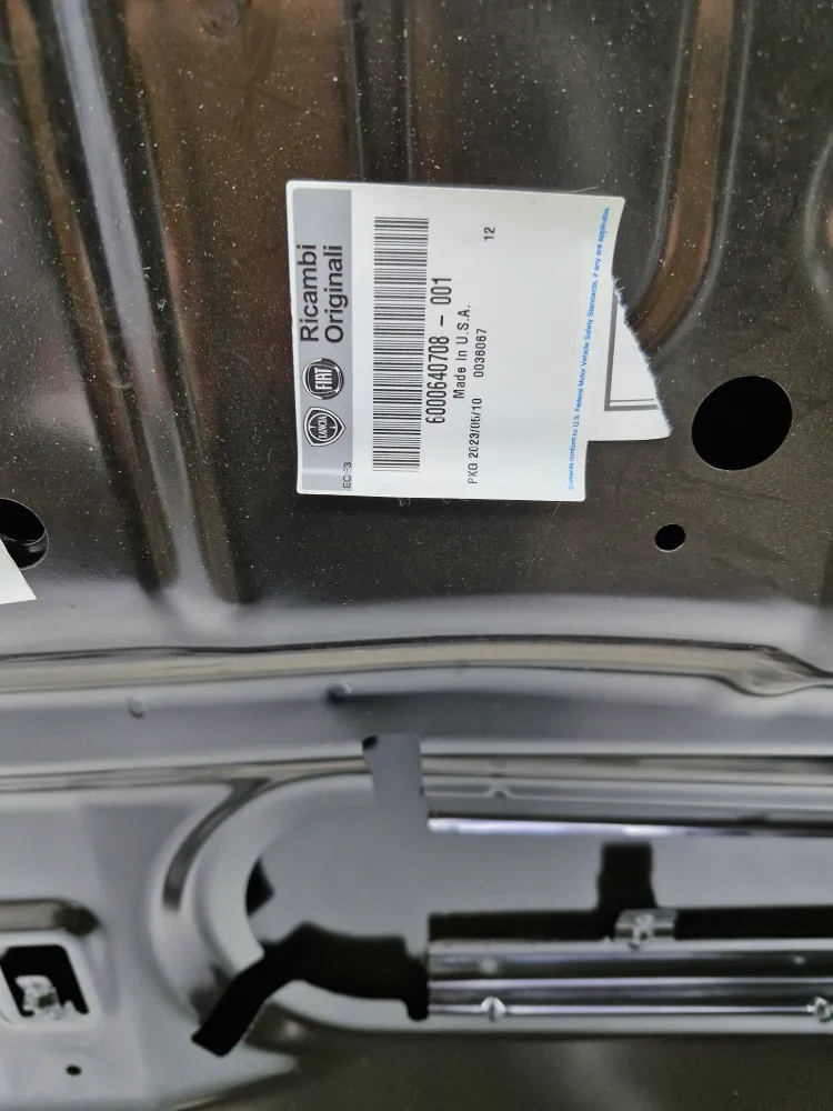 Kapota Fiat Talento 2 (od 10/2016) — nové originál k nalakování