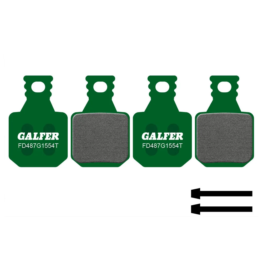 GALFER PRO Magura MT5 / MT7 semi-metalické brzdové destičky (4 pístky)