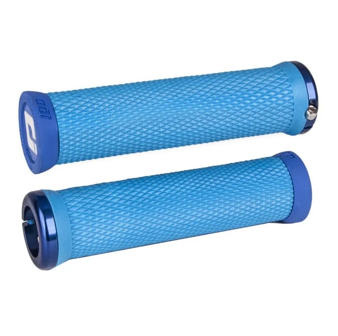Gripy ODI ELITE MOTION V2.1 Lock-on 130 mm modré