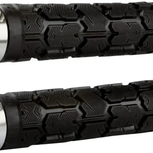 Gripy ODI ROGUE Lock-on 130 mm Black/Chrome
