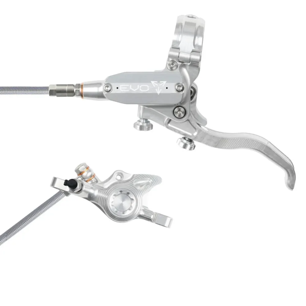 HOPE TECH 4 EVO X2 PM Aviation Přední brzda stříbrná/stříbrná