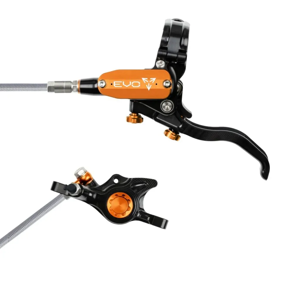 HOPE TECH 4 EVO X2 PM Aviation přední brzda černá/oranžová