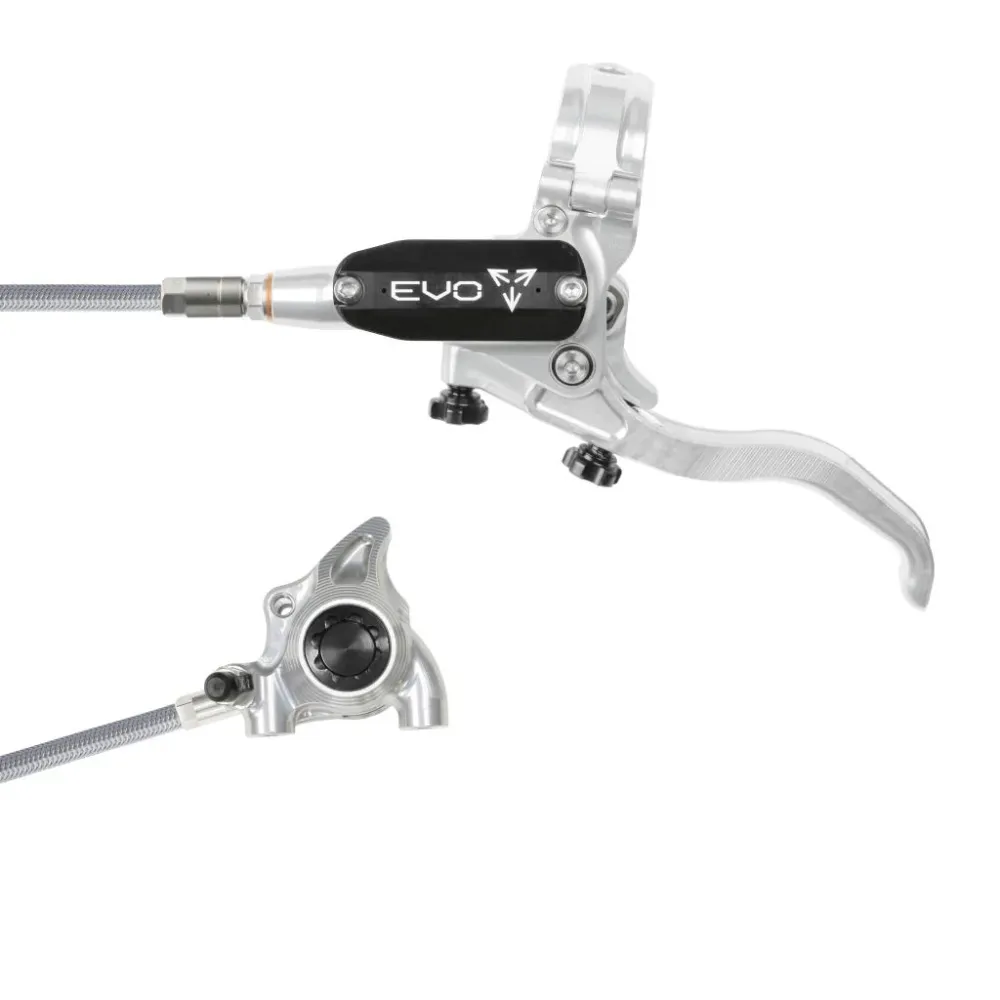 HOPE TECH 4 EVO X2 FM Aviation Přední brzda stříbrná/černá