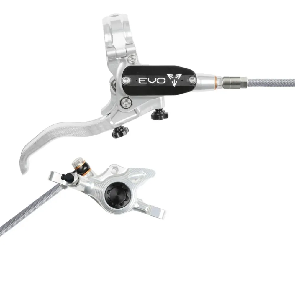 HOPE TECH 4 EVO X2 PM Aviation Zadní brzda stříbrná/černá