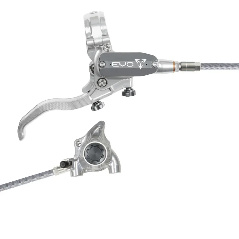 HOPE TECH 4 EVO X2 FM Aviation Zadní brzda stříbrná/kouřová