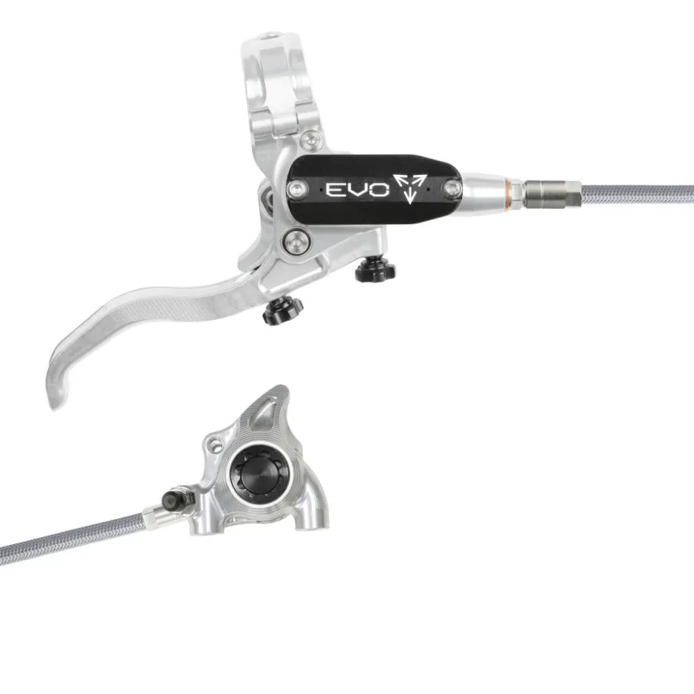 HOPE TECH 4 EVO X2 FM Aviation Zadní brzda stříbrná/černá