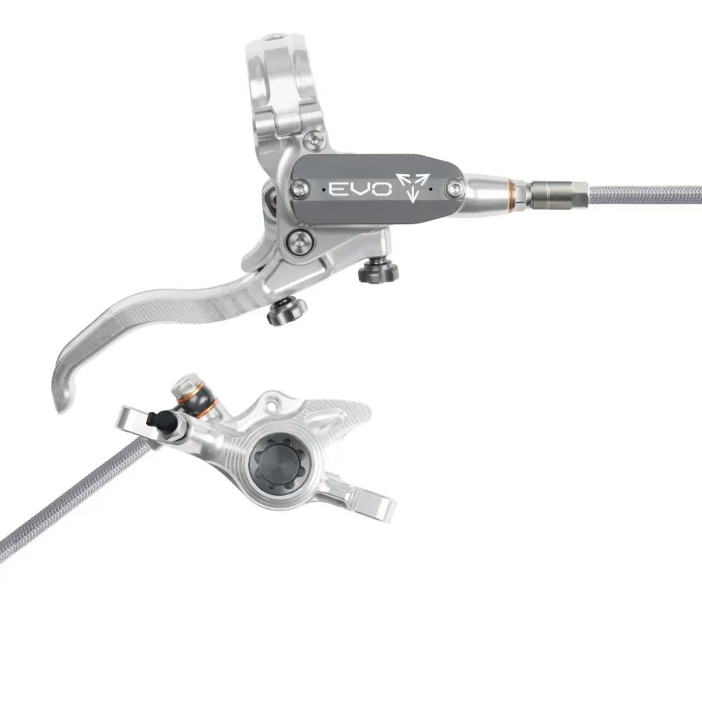 HOPE TECH 4 EVO X2 PM Aviation Zadní brzda stříbrná/kouřová