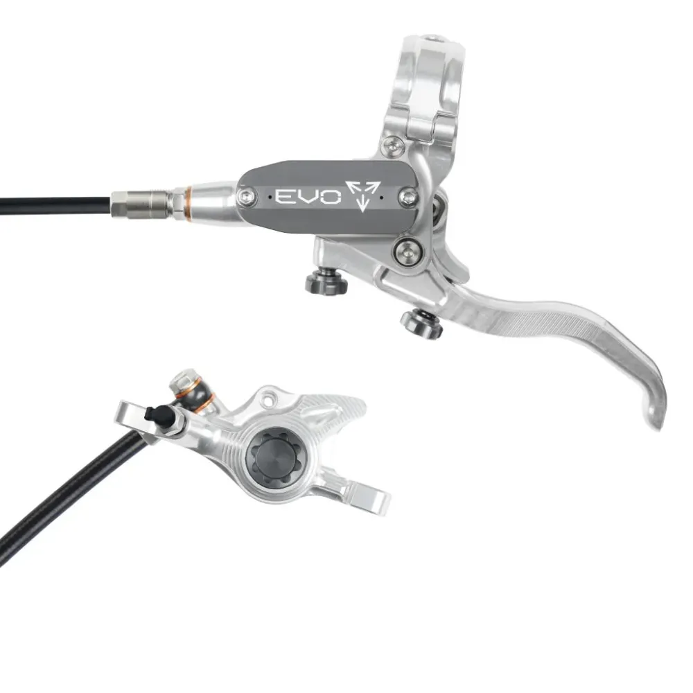 HOPE TECH 4 EVO X2 PM Silver/Smoke Přední brzda