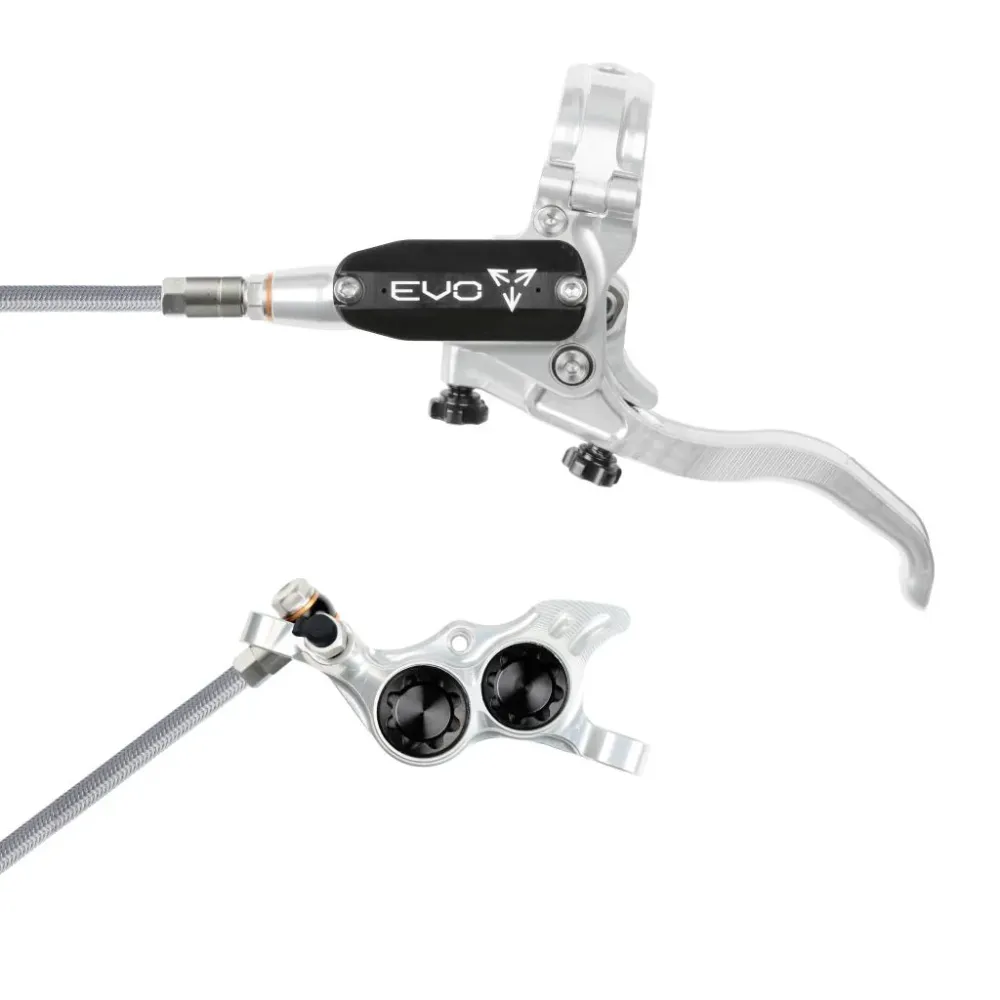 HOPE TECH 4 EVO TR4 Aviation Přední brzda stříbrná/černá