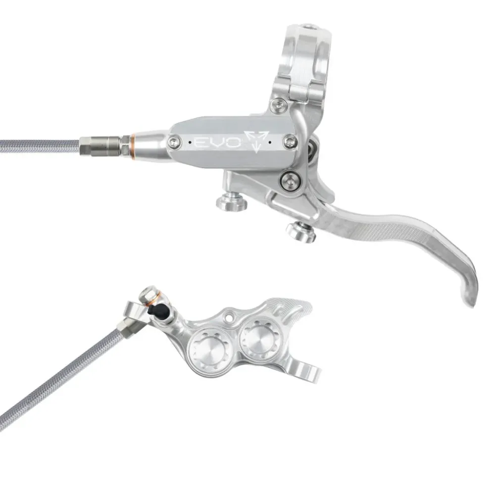 HOPE TECH 4 EVO TR4 Aviation Silver Přední brzda