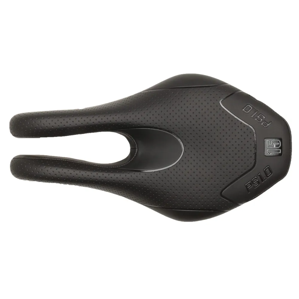 ISM PS 1.0 130mm sedlo s titanovými kolejnicemi černá