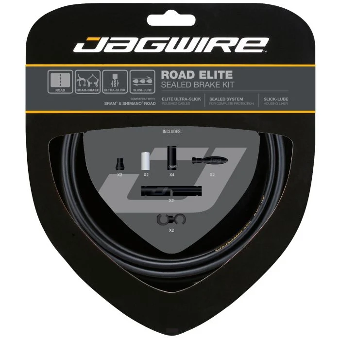 JAGWIRE ROAD ELITE SEALED Sada brzdového lanka vložky černá