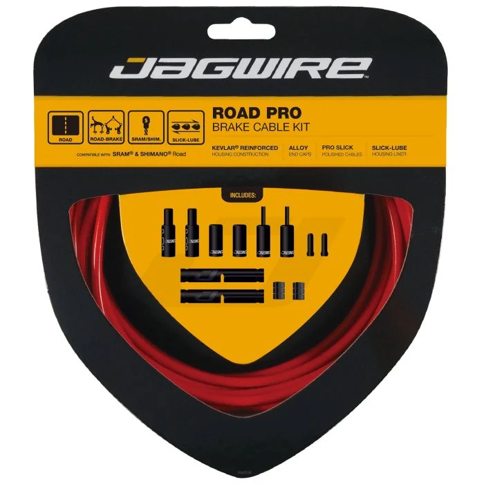 JAGWIRE ROAD PRO Sada brzdového lanka hadice červená