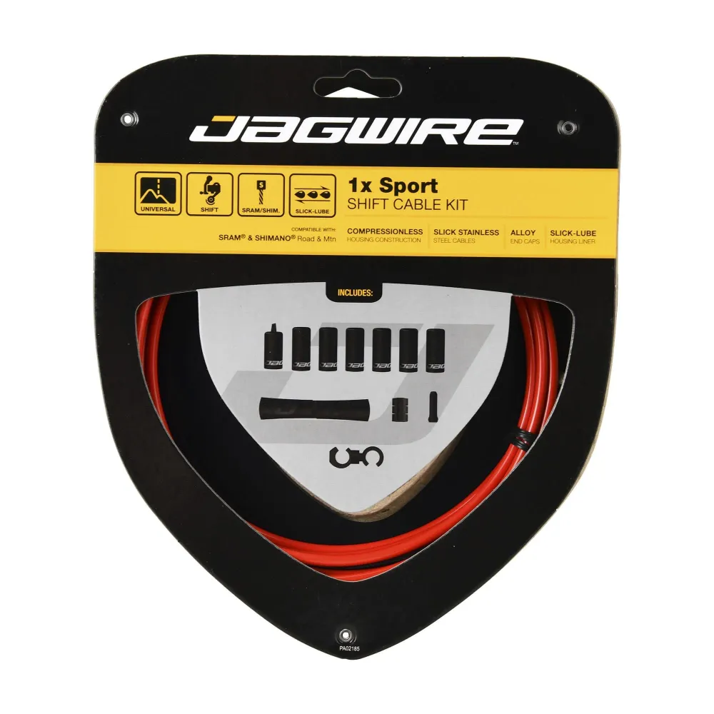 JAGWIRE SPORT SHIFT 1X Sada lanka hadice přehazovačky červená