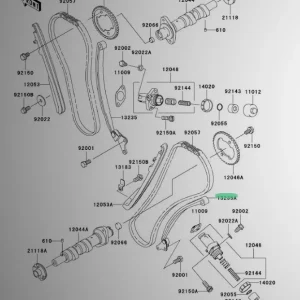 Kawasaki Zadní vodítko rozvodového řetězu VN 1500 / VN 1600