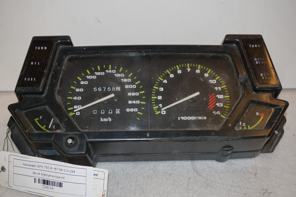 Přístrojový panel Kawasaki