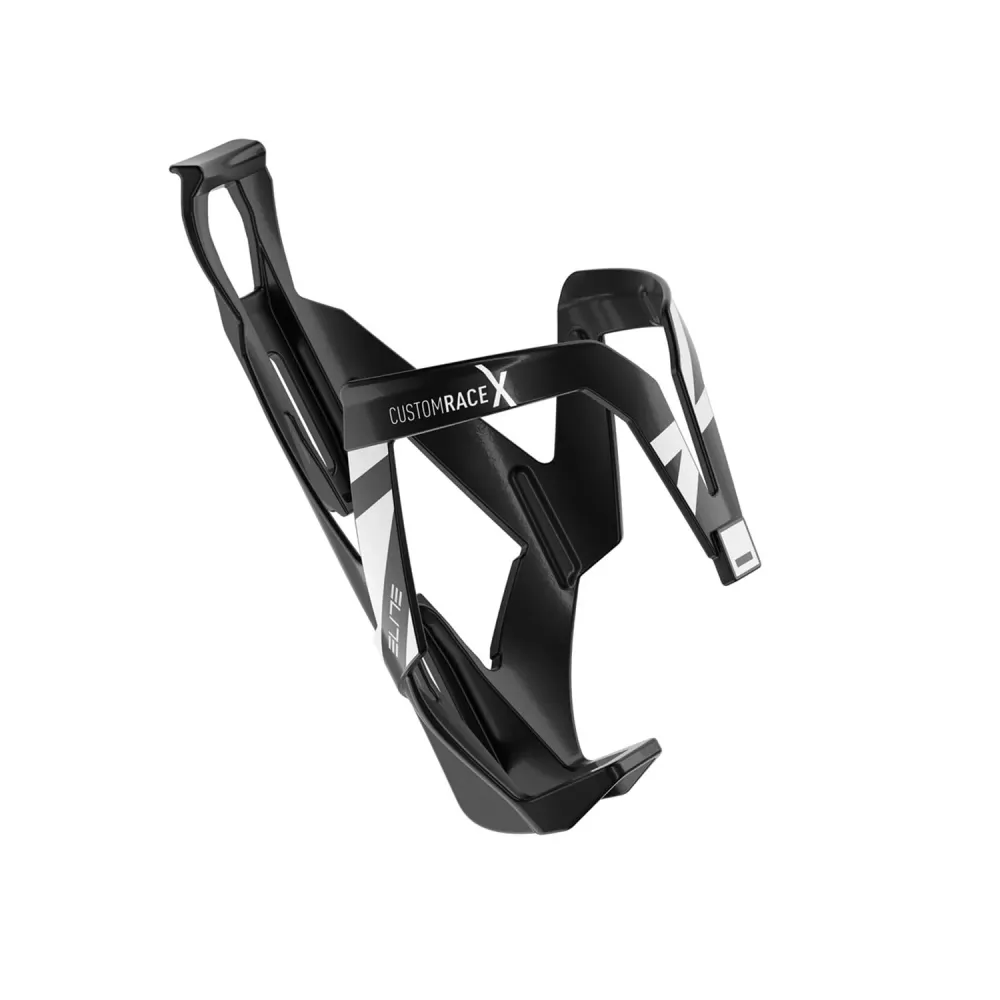 Klec na láhev ELITE CUSTOM RACE X černá/bílá