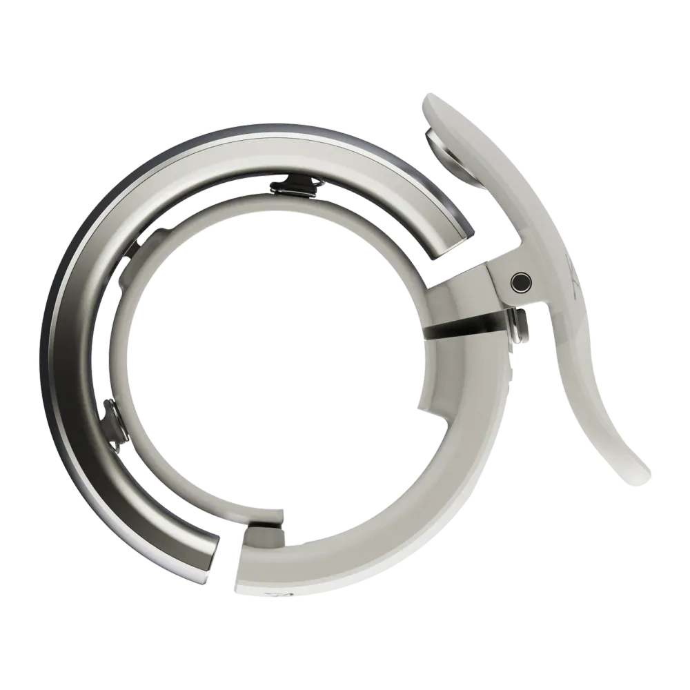KNOG OI BIKE BELL PRIMA Velký šedý zvonek