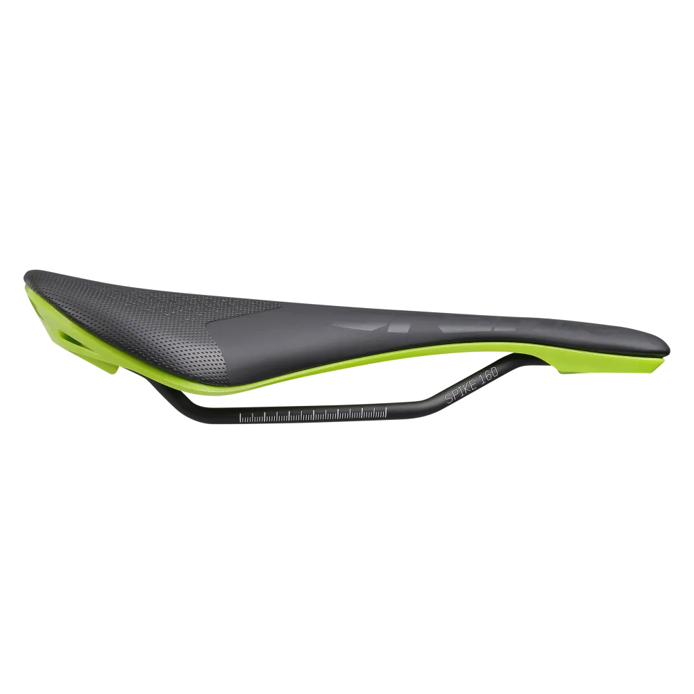 Kožené sedlo SPANK SPIKE 160 CrMo Rails Green