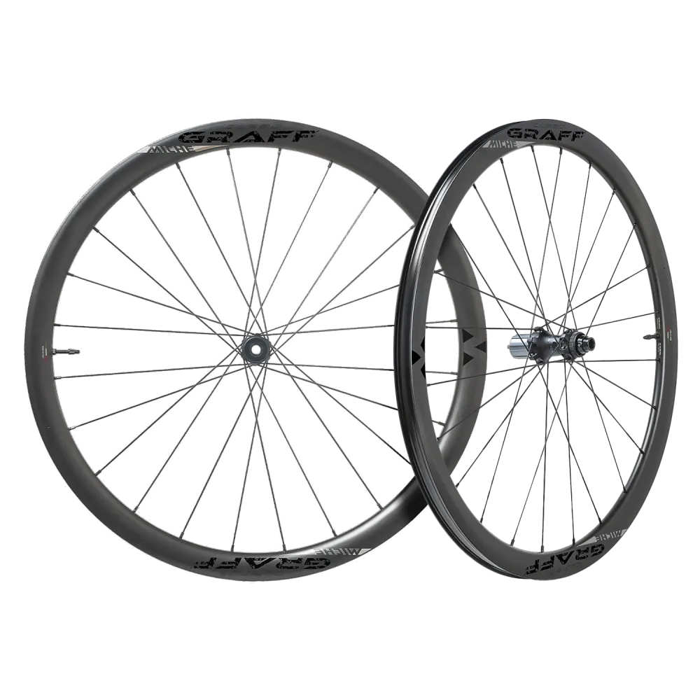 Pár kol MICHE CARBO GRAFF EVO DISC Tubeless Ready (Center Lock)