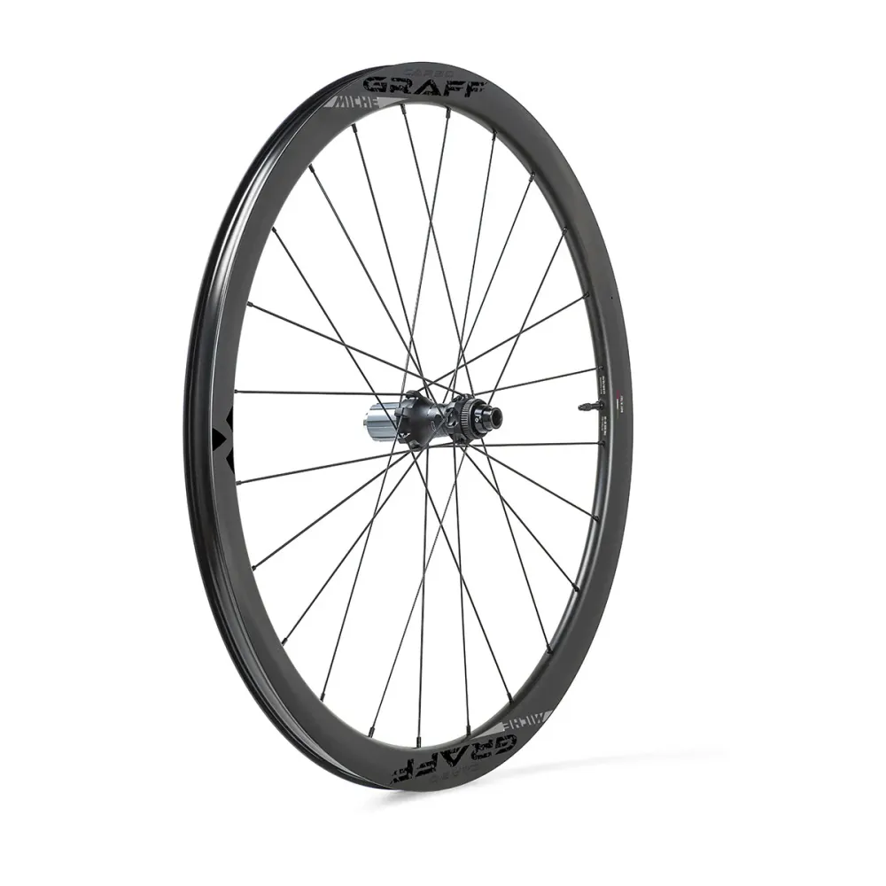 Pár kol MICHE CARBO GRAFF EVO DISC Tubeless Ready (Center Lock)