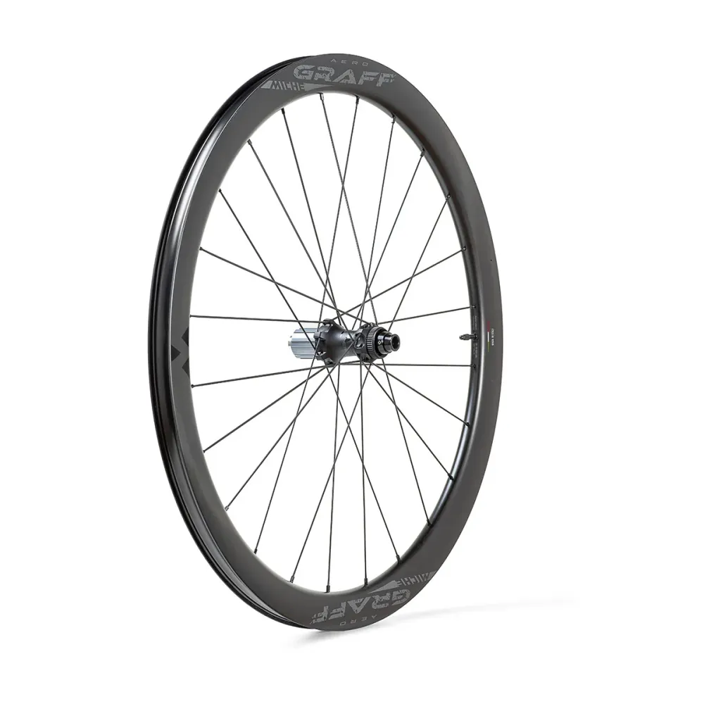 Pár kol MICHE GRAFF AERO DISC Tubeless Ready (Center Lock)