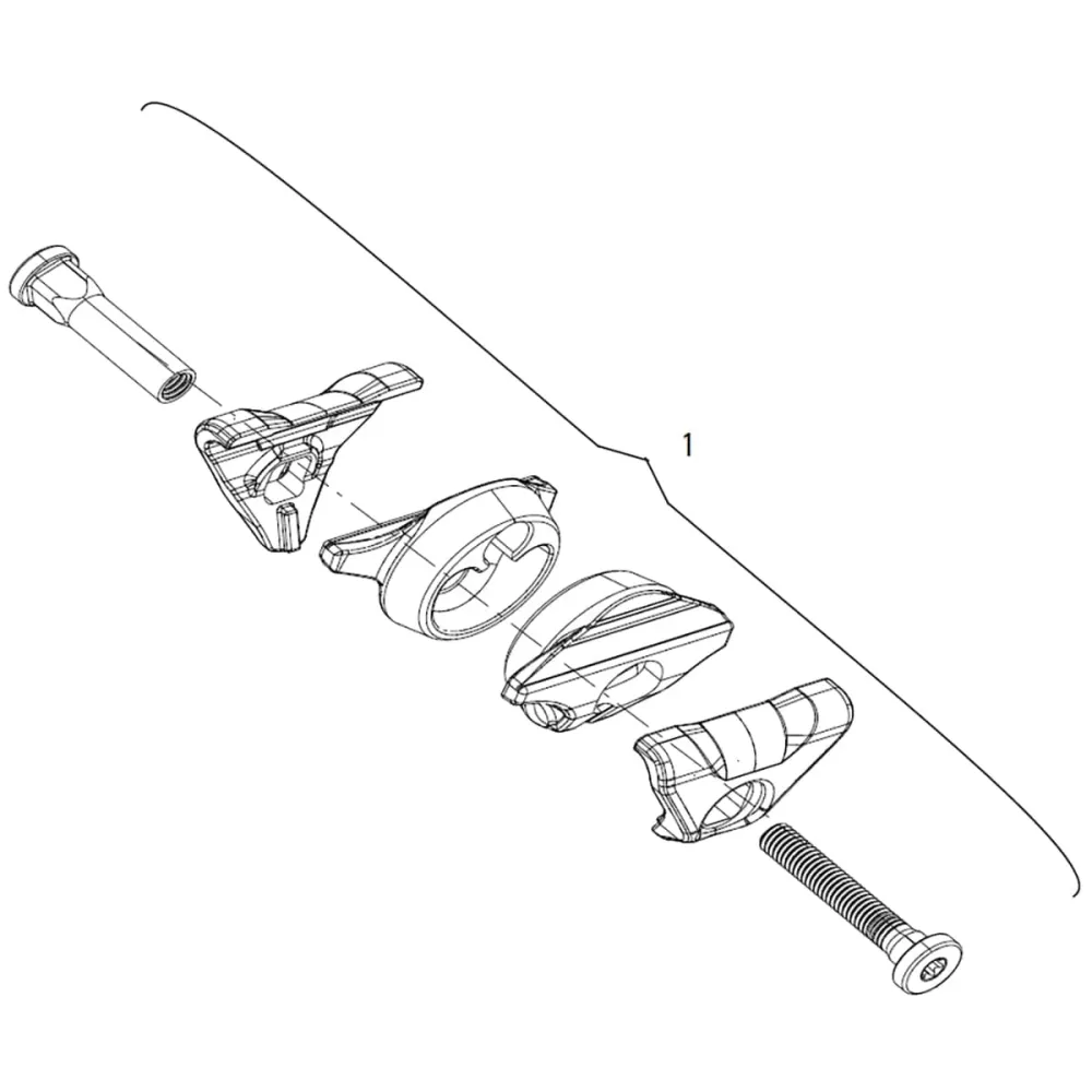 Kompletní sada pro podsedlovku ROCKSHOX REVERB AXS A1