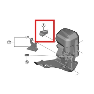 Kryt portu SHIMANO FD-R7150/RX825