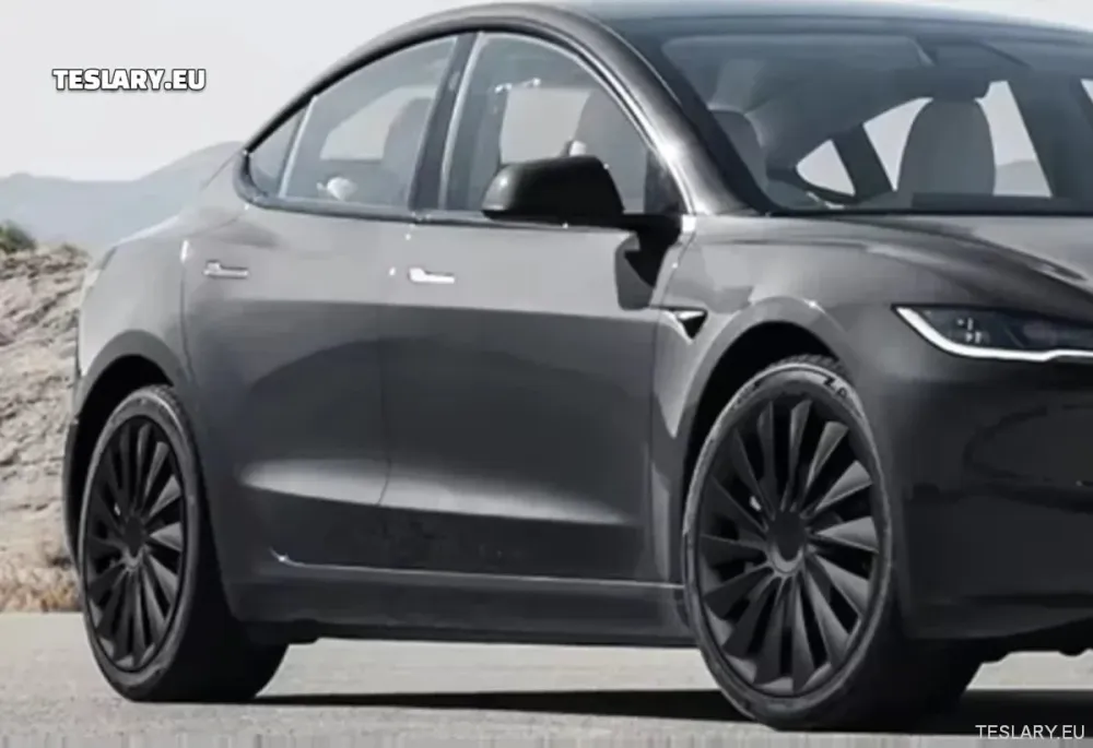 18" Kryty kol Tesla Model 3+ Highland Performance Induction Style - matně černé
