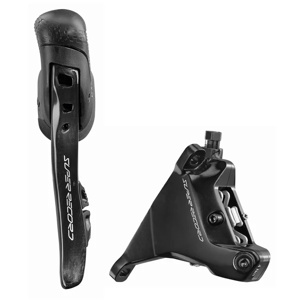 Levá páka přední třmen 160 mm CAMPAGNOLO SUPER RECORD WRL Plochá montáž bez kotouče
