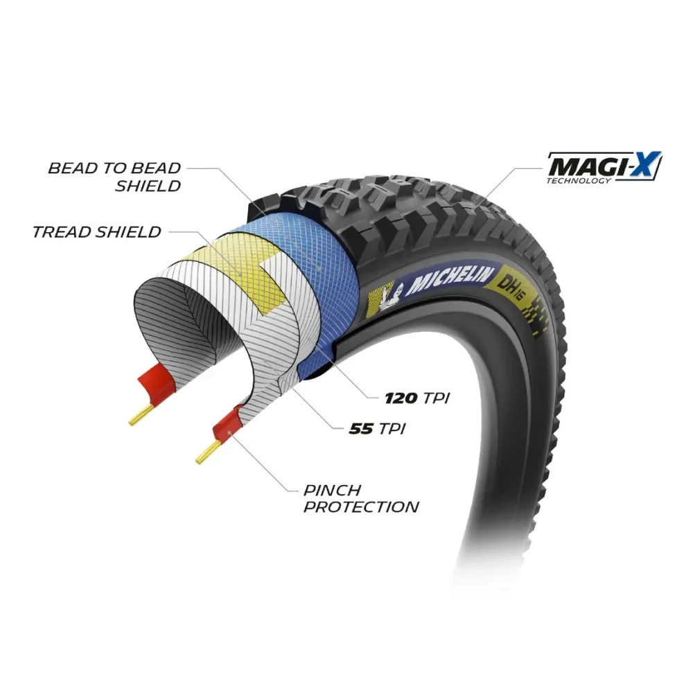 MICHELIN DH16 Racing Line 27.5x2.40 Tubeless Ready měkká pneumatika