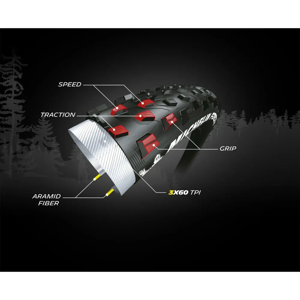 MICHELIN FORCE XC Performance Line 26x2.10 Tubeless Ready měkká pneumatika