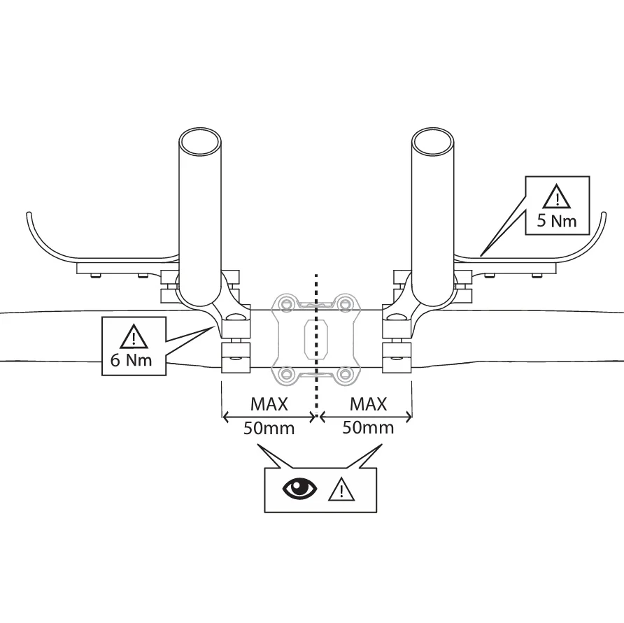 Nástavec na závěs PRO MISSILE ALU Shape Tri