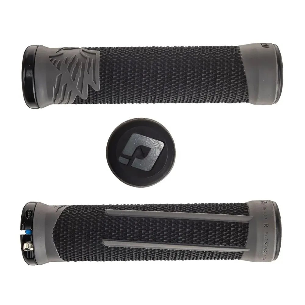 ODI AARON GWIN 2 Lock-On Gripy 135 mm černá/šedá