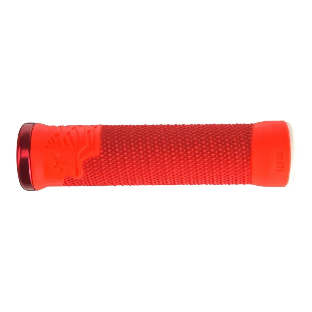 ODI AARON GWIN 2 Lock-On Gripy 135 mm Červená