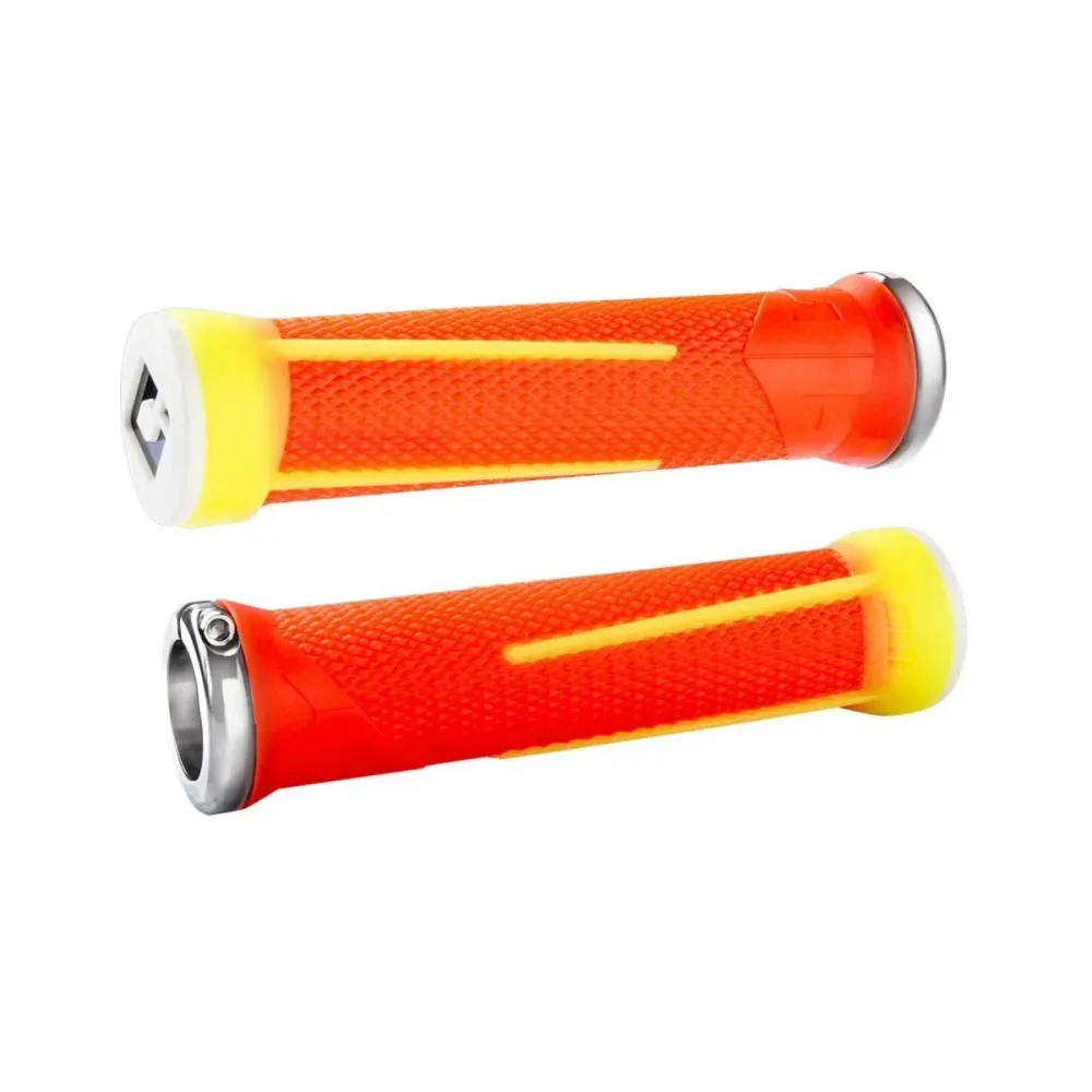 ODI AARON GWIN Lock-On Gripy 135 mm oranžové