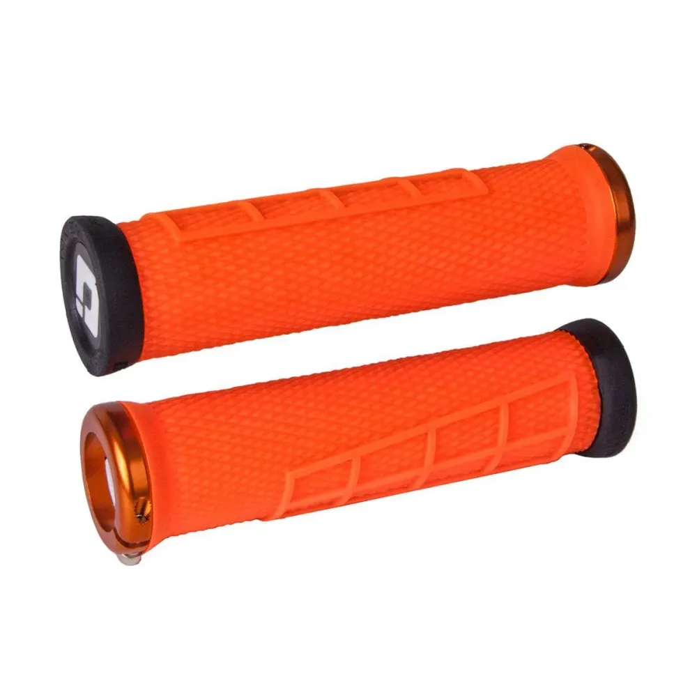 ODI ELITE FLOW Lock-On gripy 130 mm oranžové