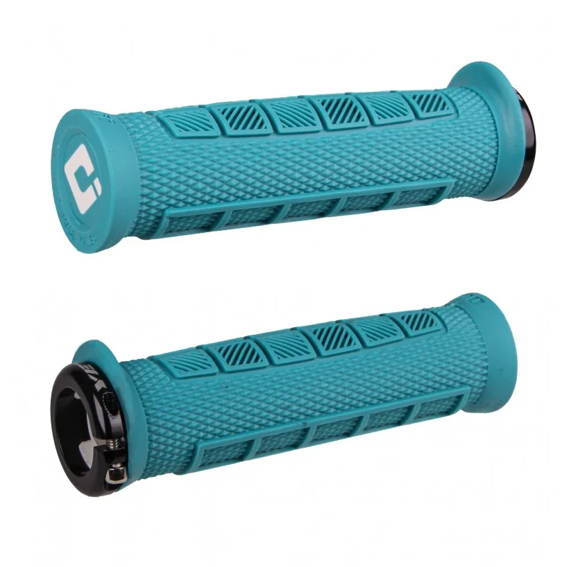 ODI ELITE PRO V2.1 Lock-on 130 mm gripy Tyrkysová